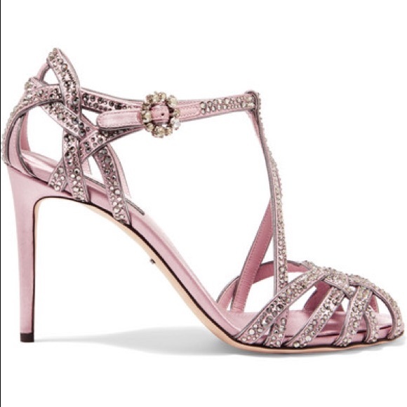dolce and gabbana crystal embellished shoes
